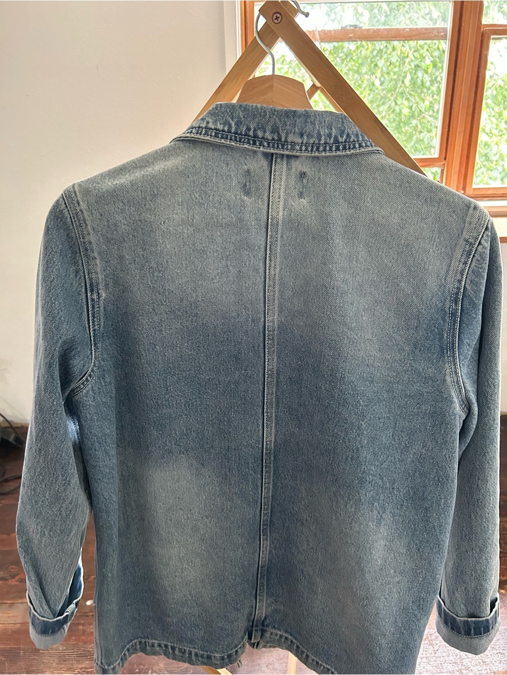 Quince Light Blue Denim Jacket - Picture 3 of 3